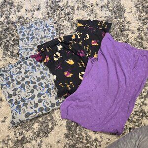 Disney & Boutique Ladies Pajama Pants Bundle | Size XL | Multicolor